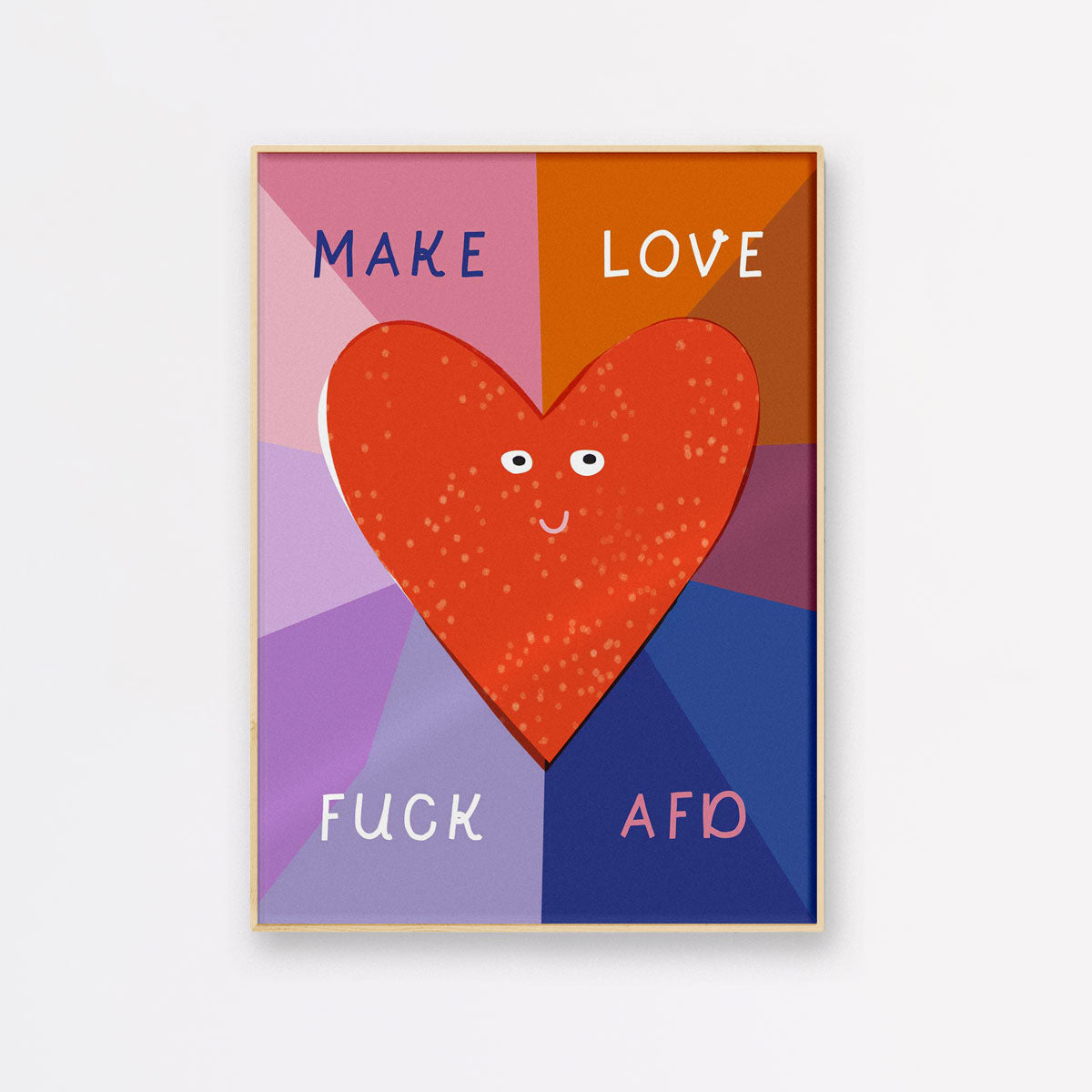 Poster make love fck afd