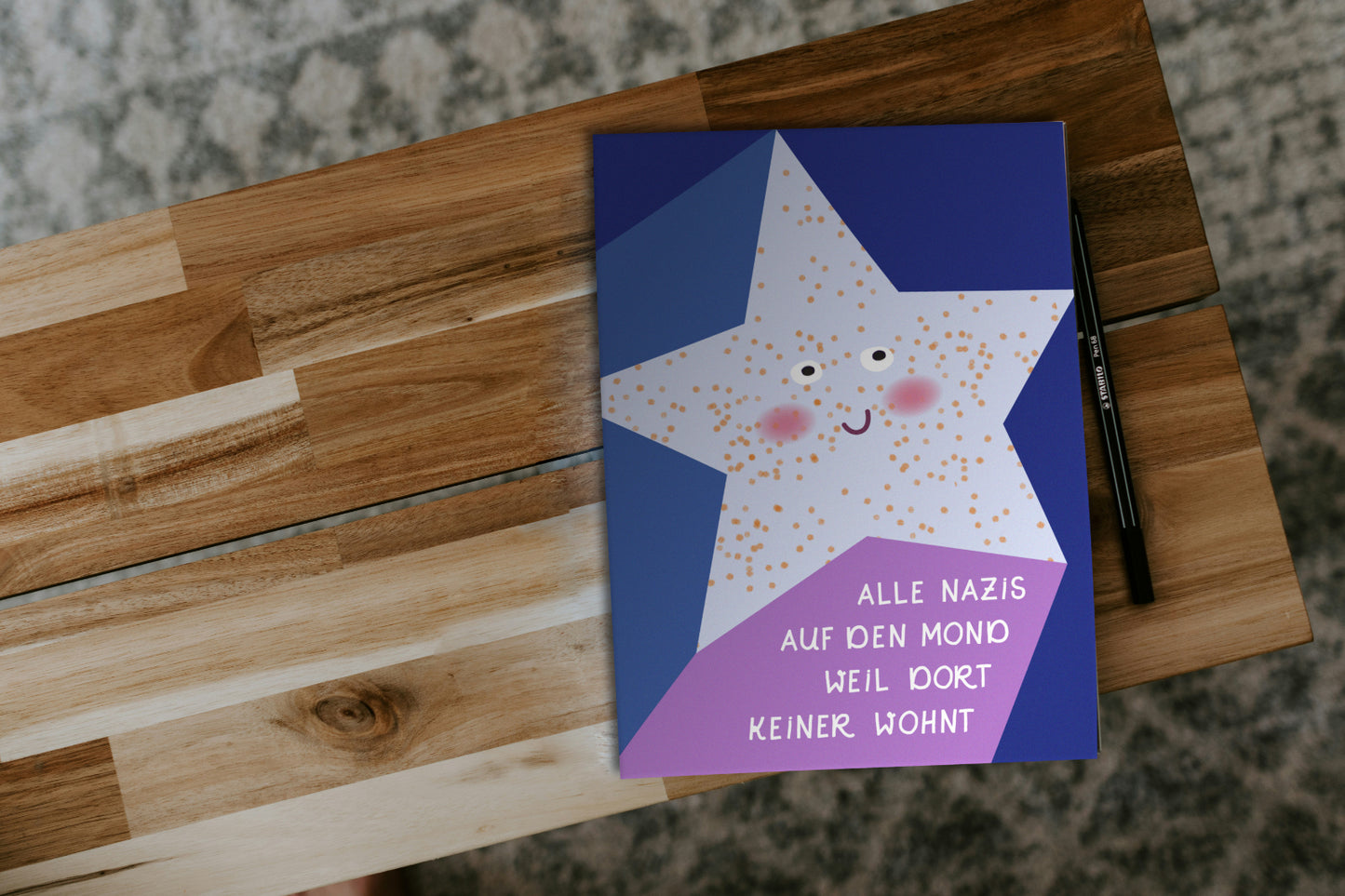 Postkarte Mond Nazis