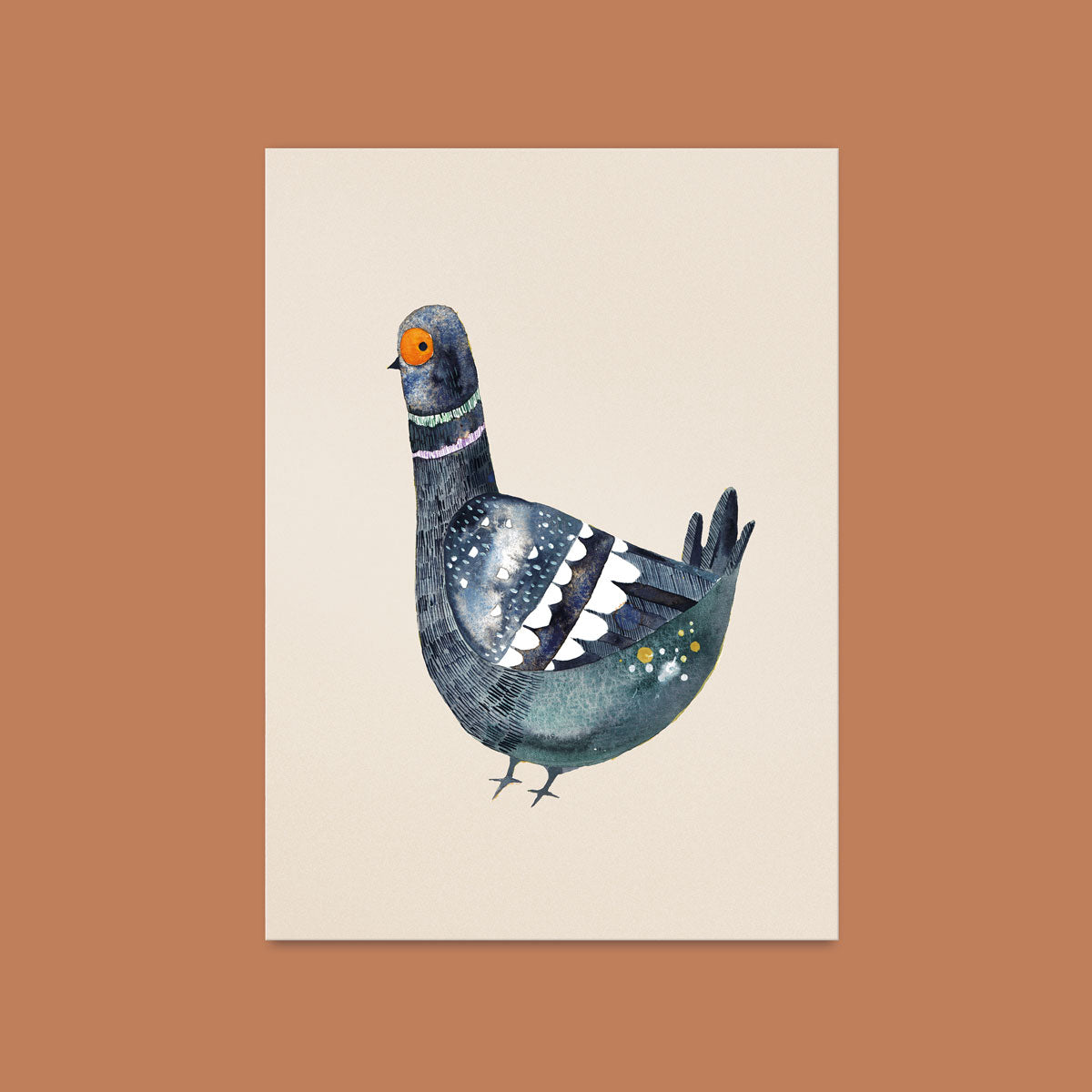 Postkarte Taube