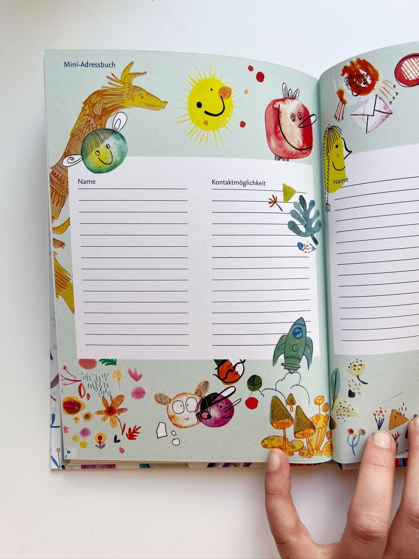 Freundebuch Kindergarten Lieblingsleute - Halber Hahn