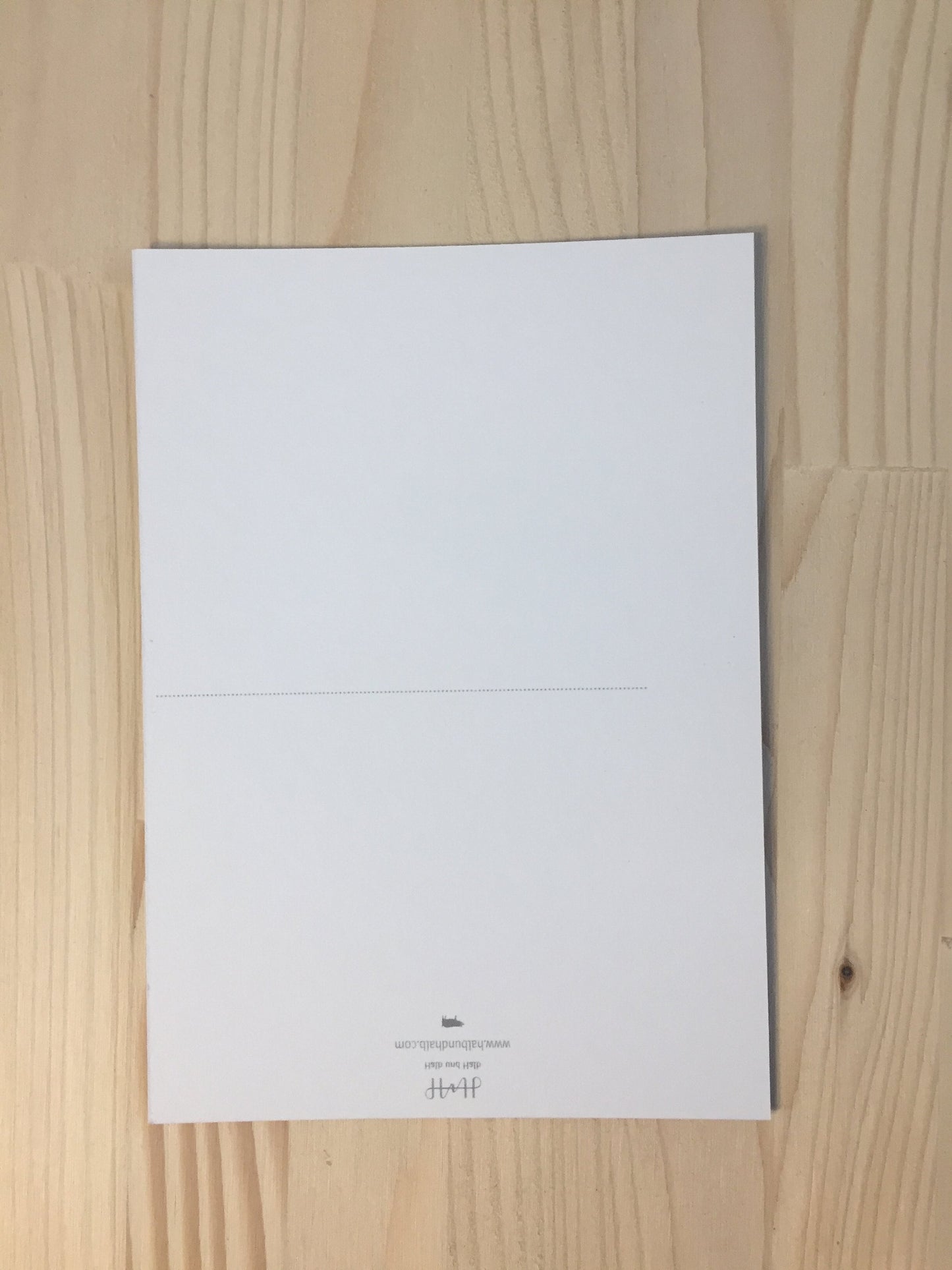 Postkarte Trier Weihnachtsmarkt Rückseite