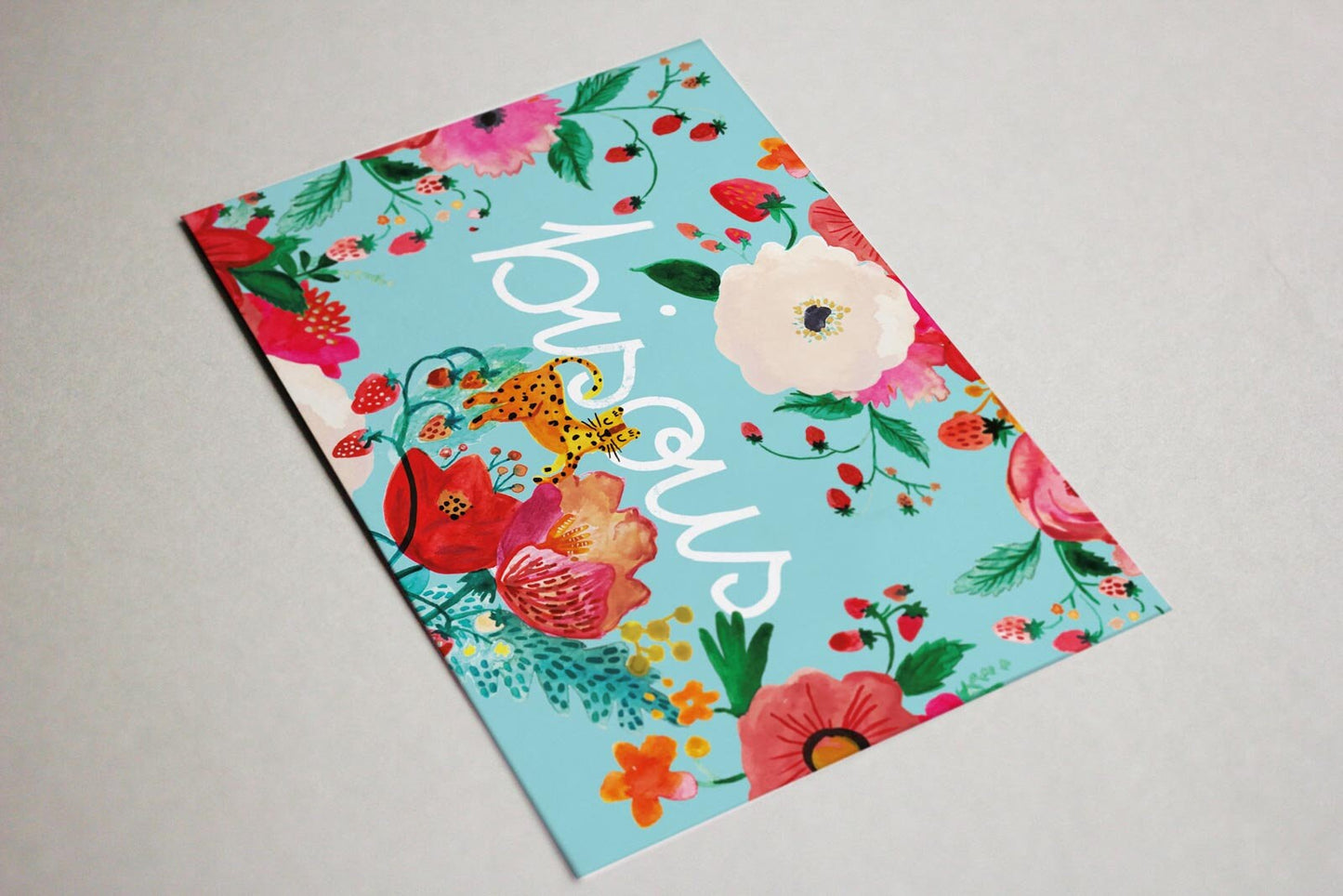 Postkarte Bisous