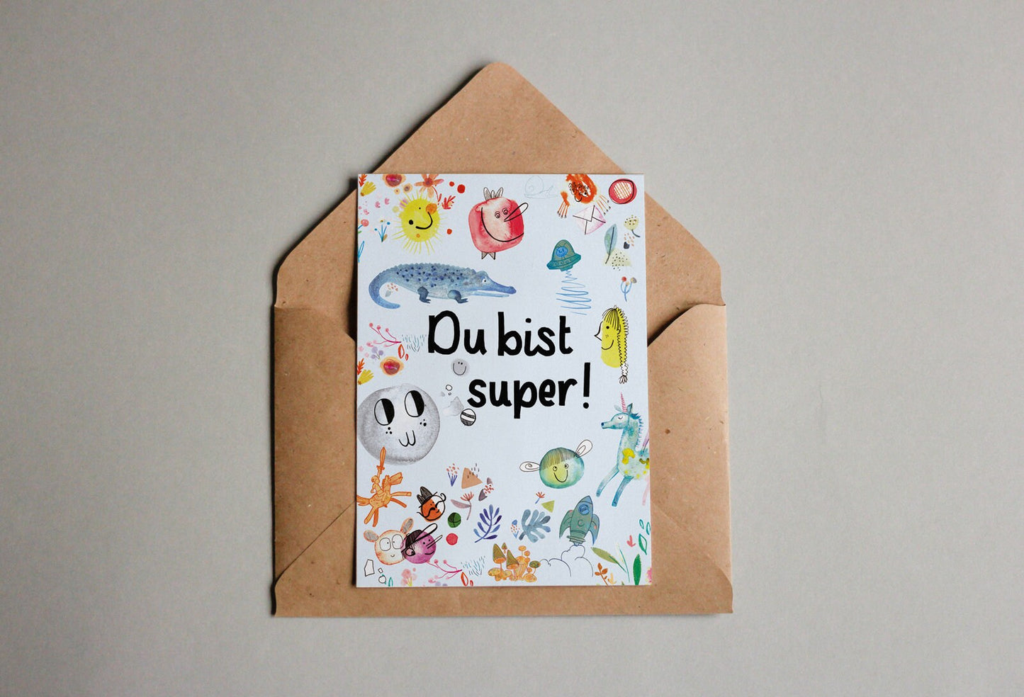 Karte positive Affirmation
