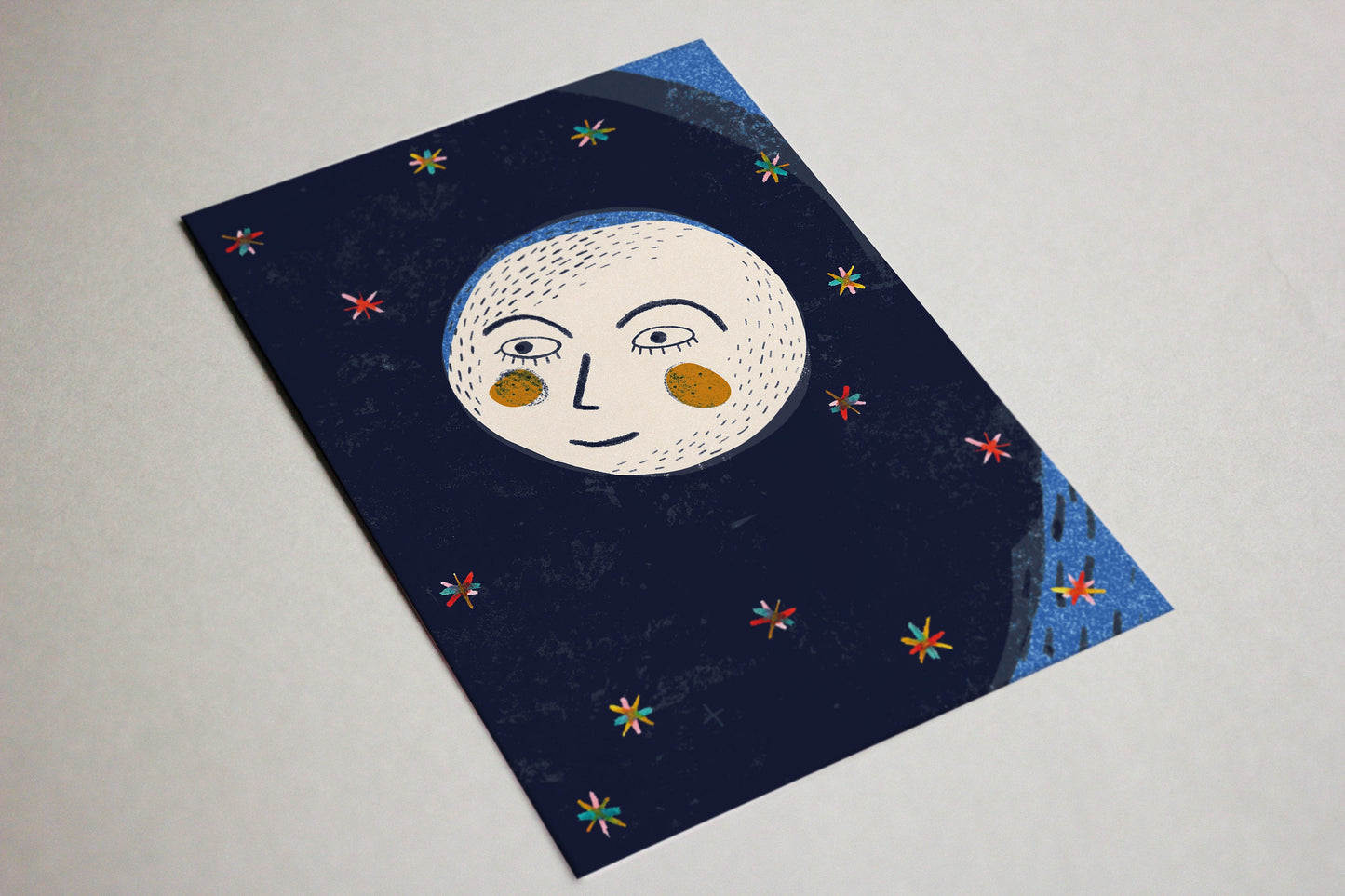 Postkarte Mond