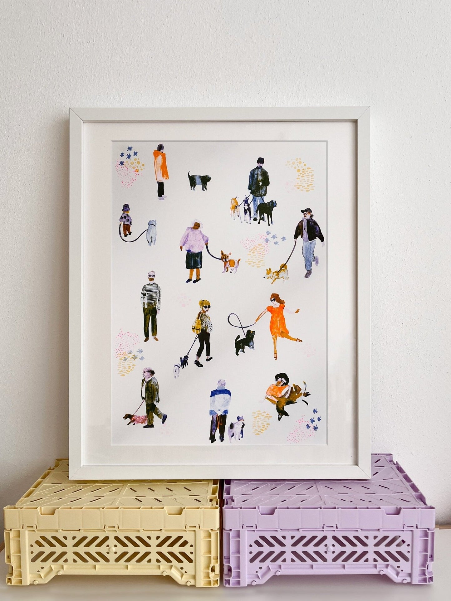 Riso Print Dogwalk Risografie - Halber Hahn