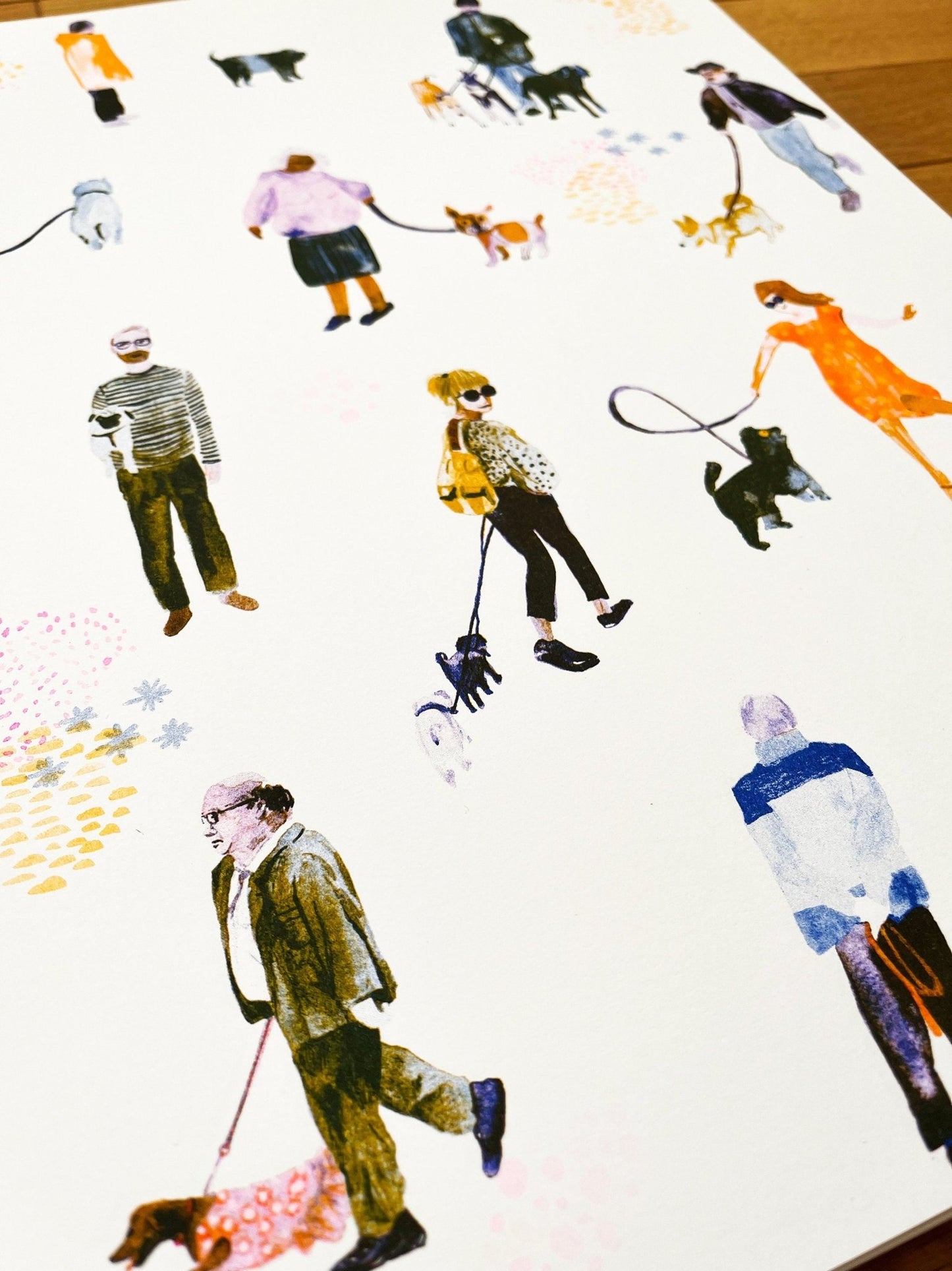 Riso Print Dogwalk Risografie - Halber Hahn