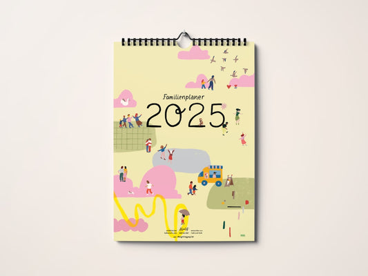 Wandkalender 2025 Familienplaner A3