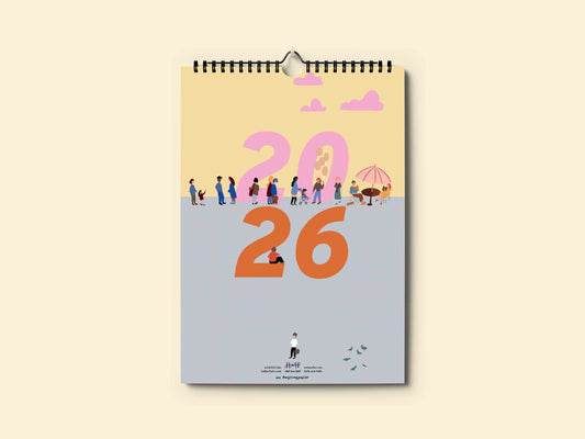 Wandkalender 2026 Familienplaner A3