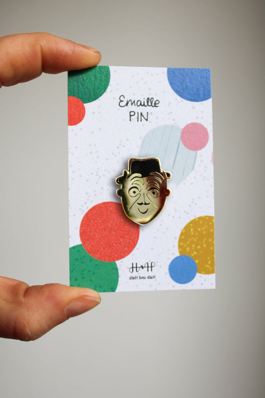 Emaillepin "Monsieur Le Pin" Hardemaille - Halber Hahn