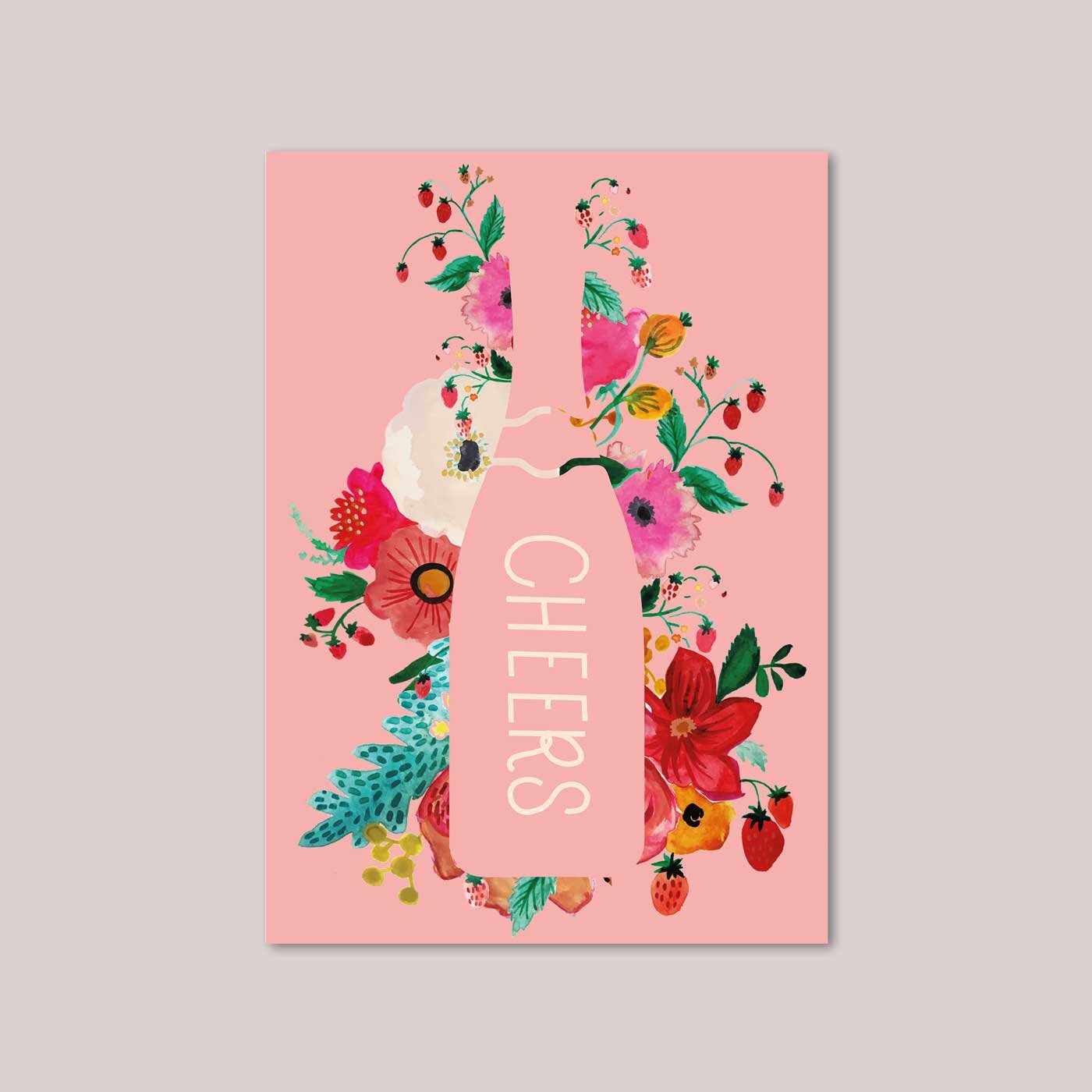 Postkarte Cheers