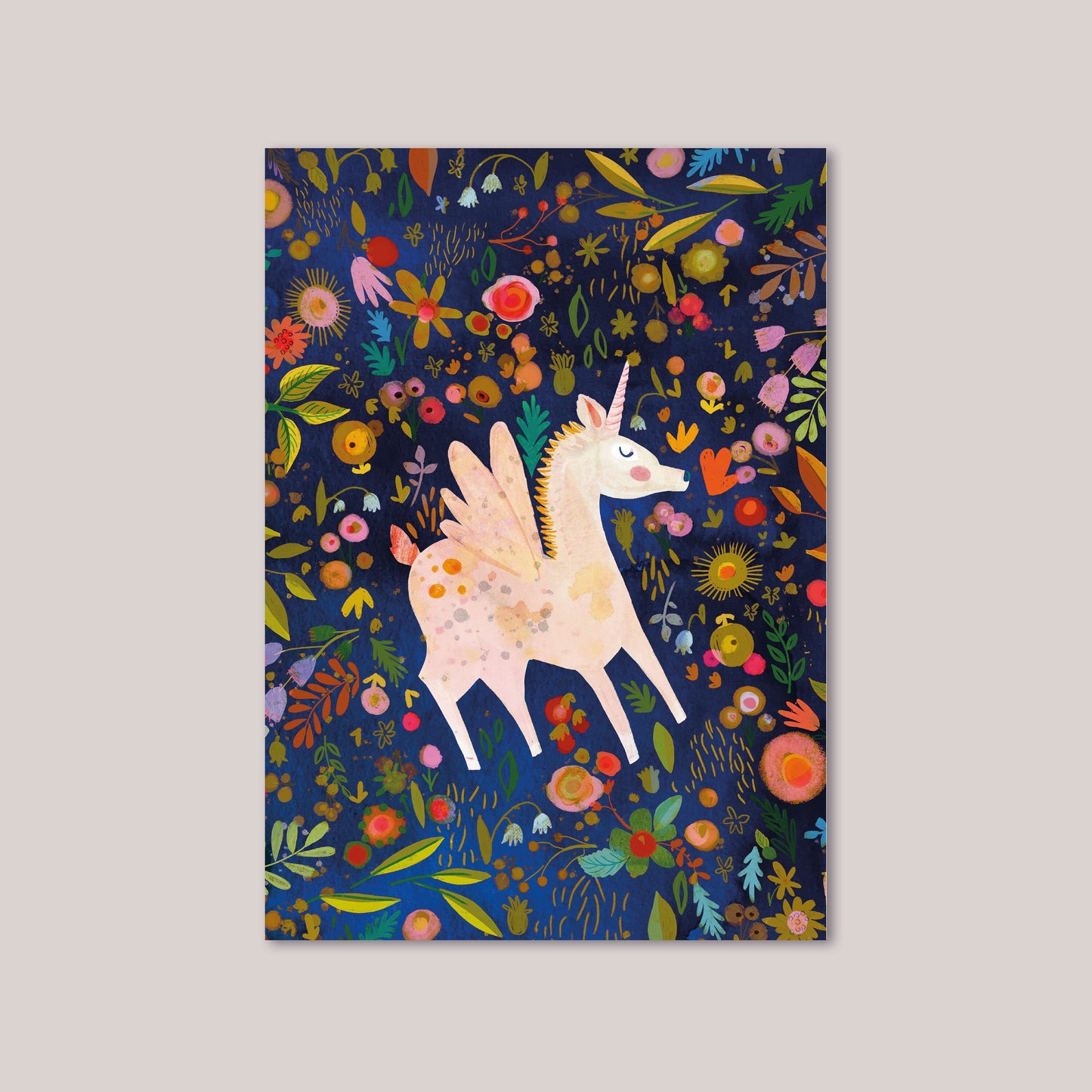 Poster Einhorn Pegasus