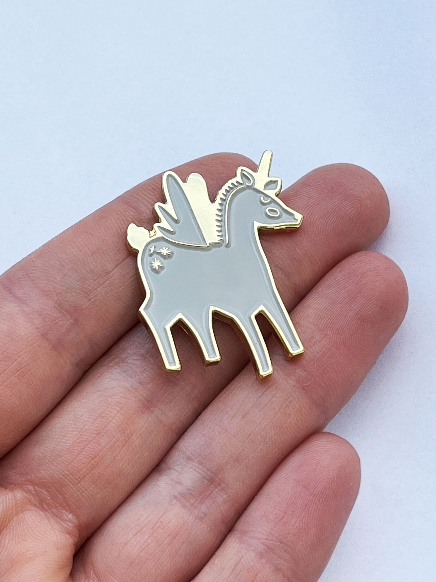 Emaillepin Softemaille Pin Pegasus Einhorn