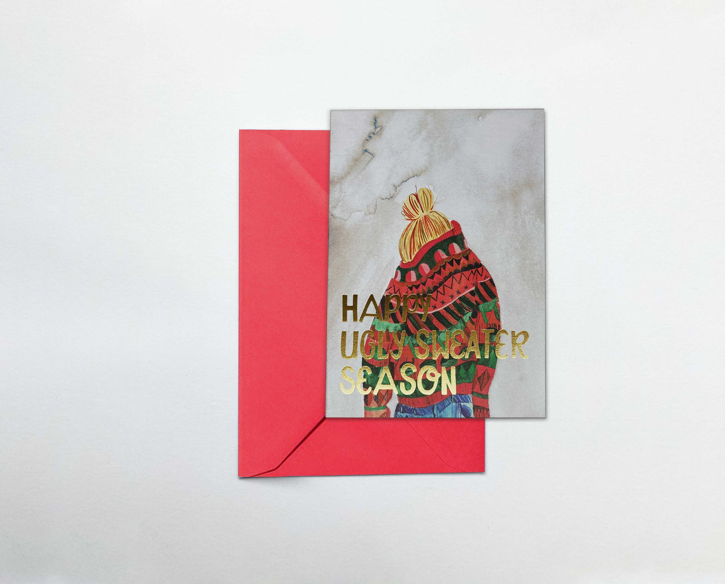 Klappkarte Happy Ugly Sweater Season